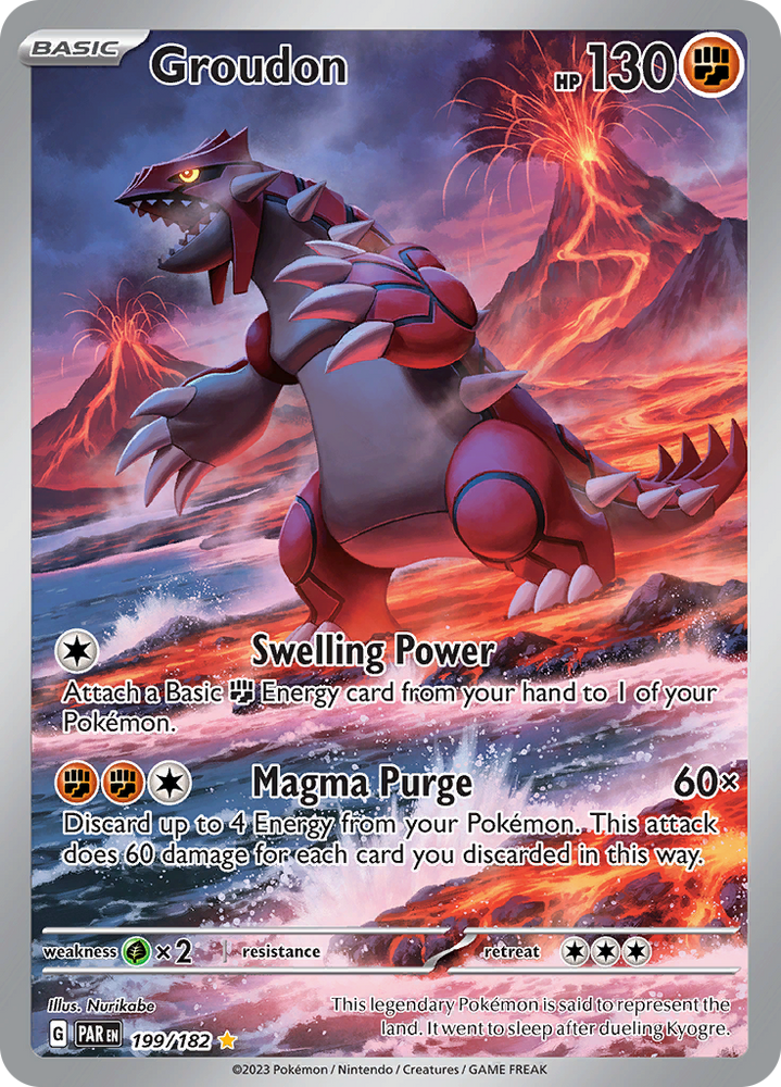 Groudon (199/182) [Scarlet & Violet: Paradox Rift]