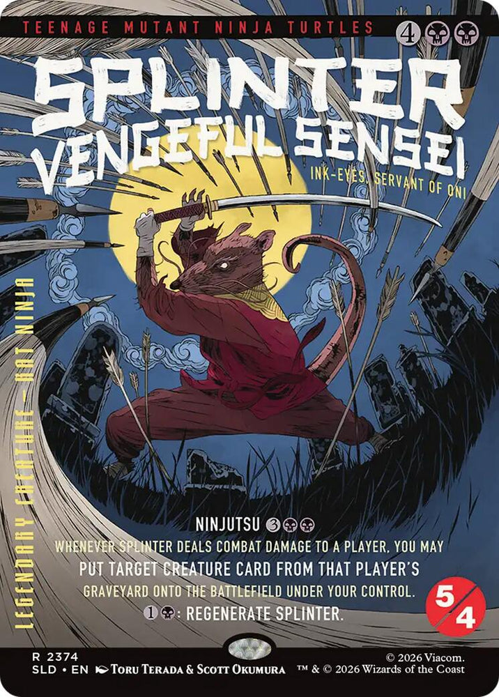 Splinter, Vengeful Sensei - Ink-Eyes, Servant of Oni [Secret Lair Drop Series]