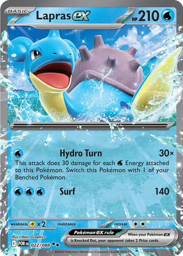 Lapras ex (022/088) [Mega Evolution: Perfect Order]