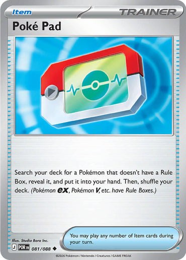 Poke Pad (081/088) [Mega Evolution: Perfect Order]