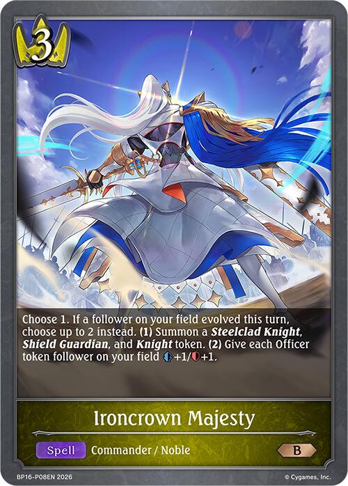 Ironcrown Majesty - P08 (Foil) (BP16-P08EN) [New World Genesis]
