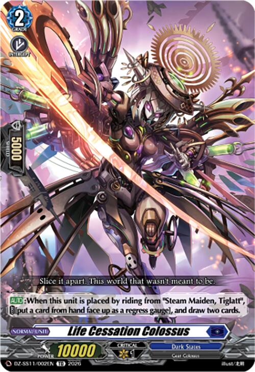 Life Cessation Colossus (DZ-SS11/002EN) [Master Deckset -Hikari Myodo-]