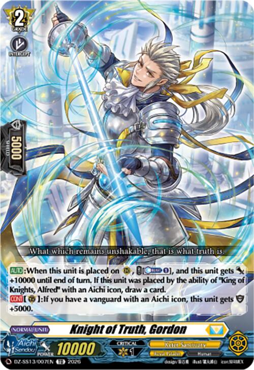 Knight of Truth, Gordon (DZ-SS13/007EN) [Blaster Blade Start Deck]