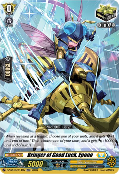 Bringer of Good Luck, Epona (DZ-SS13/014EN) [Blaster Blade Start Deck]