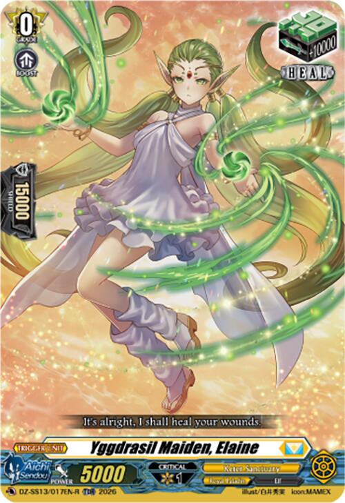 Yggdrasil Maiden, Elaine (TDR) (DZ-SS13/017EN-R) [Blaster Blade Start Deck]