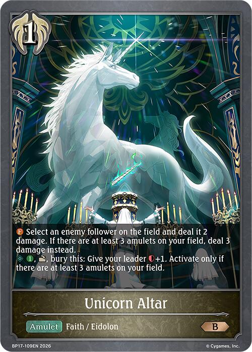 Unicorn Altar (BP17-109EN) [Convergent Destinies]