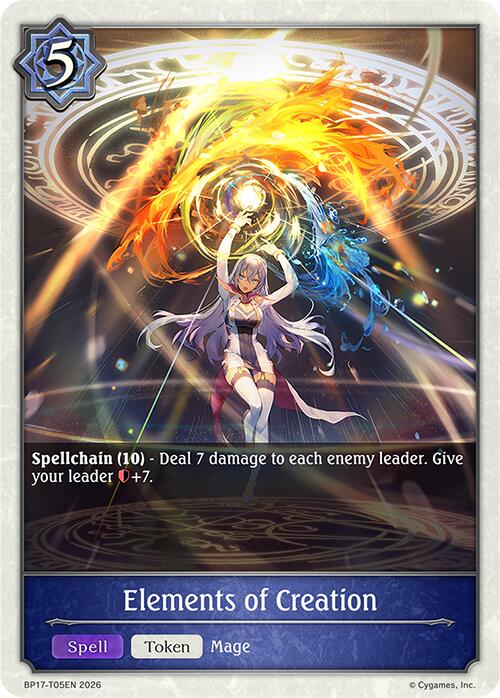 Elements of Creation (BP17-T05EN) [Convergent Destinies]