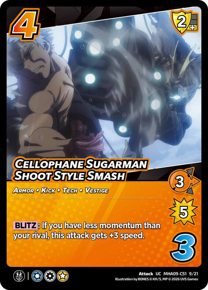 Cellophane Sugarman Shoot Style Smash [Challenger Series: My Hero Academia - Final Battle]