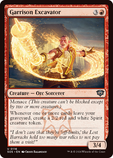 Garrison Excavator [Secrets of Strixhaven]