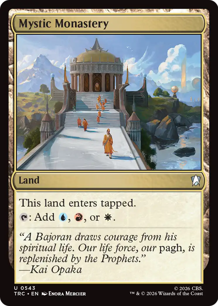 Mystic Monastery (Surge Foil) [Star Trek Commander]