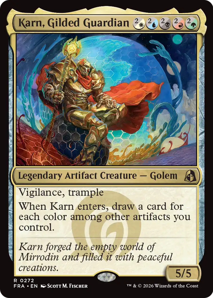 Karn, Gilded Guardian [Reality Fracture]