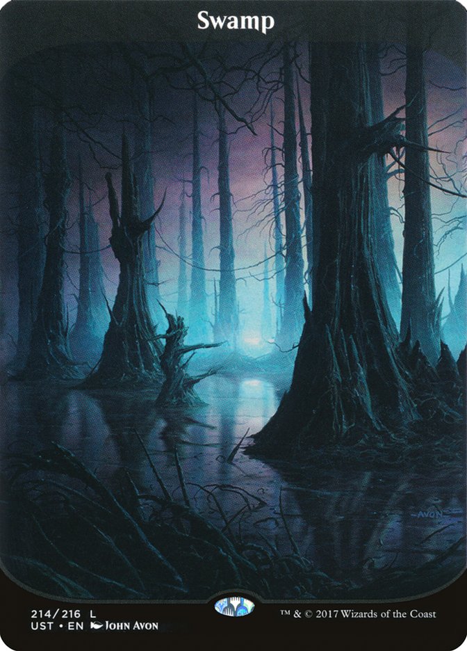 swamp mtg card Magic: the Gathering - Illustrated by Dan Mumford. Rarity: Rare, Subtype: Swamp, 30