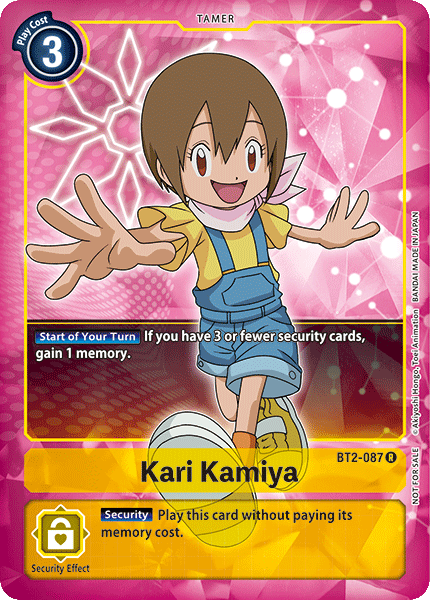 digimon release special booster card list Kari Kamiya [BT2-087] (Buy-A-Box Promo) [Release Special Booster Ver.1