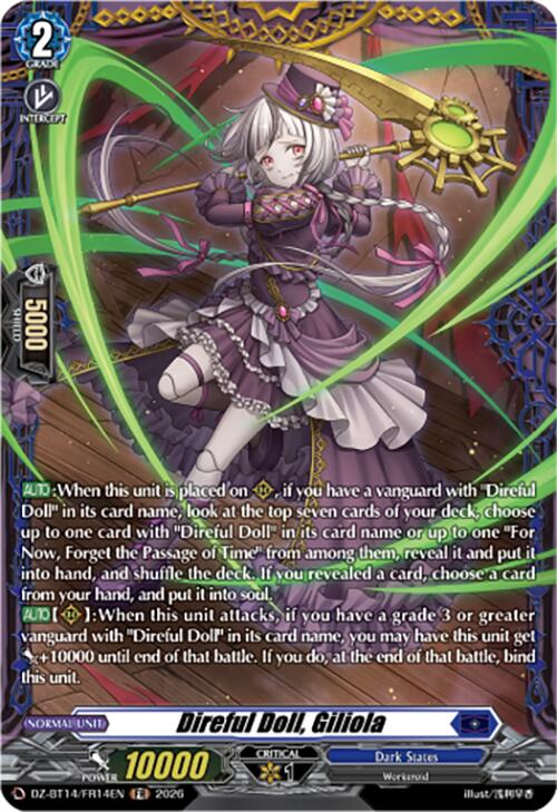 Direful Doll, Giliola (DZ-BT14/FR14EN) [Envoys of the Crimson Moon]