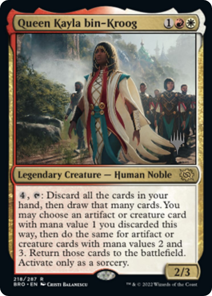 Queen Kayla bin-Kroog (Promo Pack) [The Brothers' War Promos]