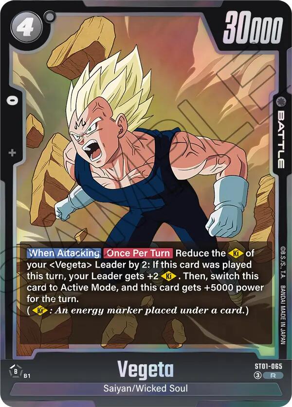 Vegeta (ST01-065) [Story Booster 01]