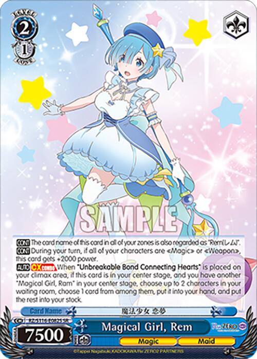 Magical Girl, Rem (SR) (RZ/S116-E082S) [Re:ZERO -Starting Life in Another World- Vol.3]