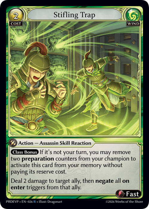 Stifling Trap (26) [.asphodel/paradise Event Pack]