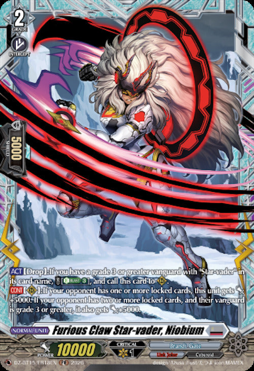 Furious Claw Star-vader, Niobium (DZ-BT15/FR18EN) [Strike of Illusionary Shadows]