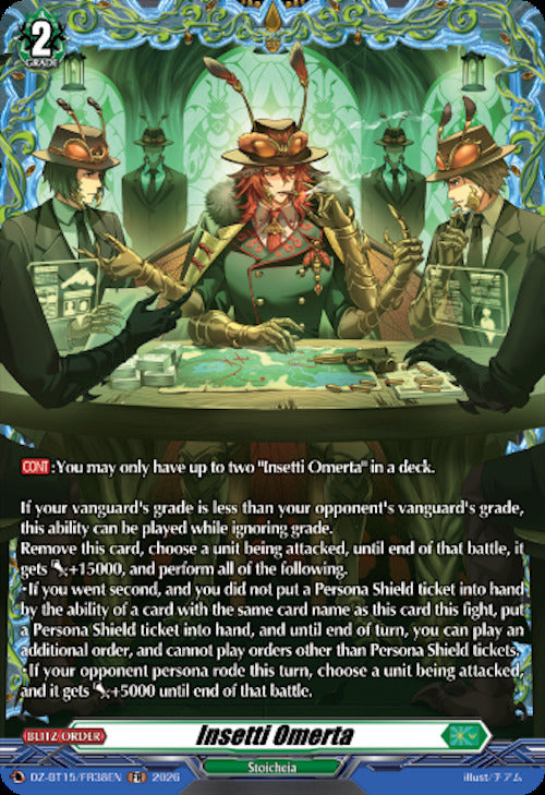 Insetti Omerta (DZ-BT15/FR38EN) [Strike of Illusionary Shadows]