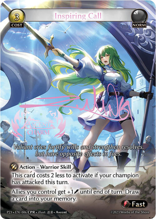 Inspiring Call (Ascent Charm) (006) [Promotional Cards]