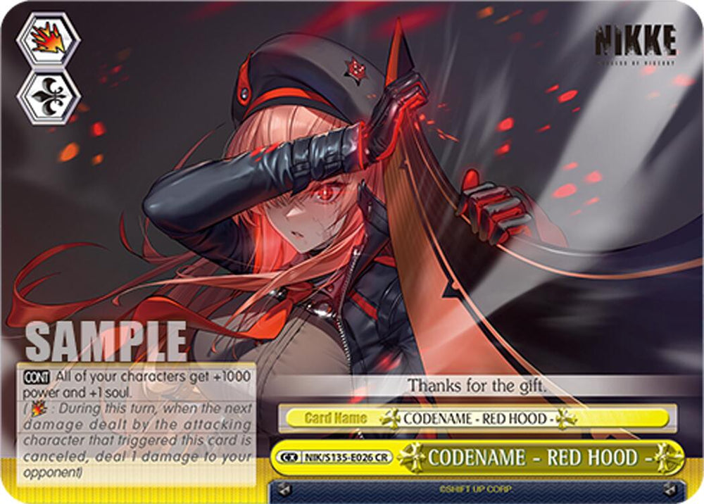 CODENAME - RED HOOD - (NIK/S135-E026) [GODDESS OF VICTORY: NIKKE Vol.2]