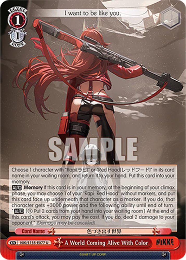A World Coming Alive With Color (NIK/S135-E077) [GODDESS OF VICTORY: NIKKE Vol.2]