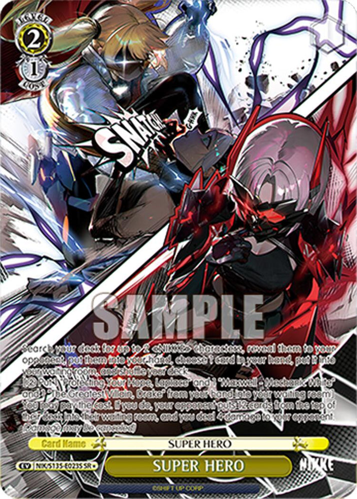 SUPER HERO (NIK/S135-E023S) (SR) [GODDESS OF VICTORY: NIKKE Vol.2]