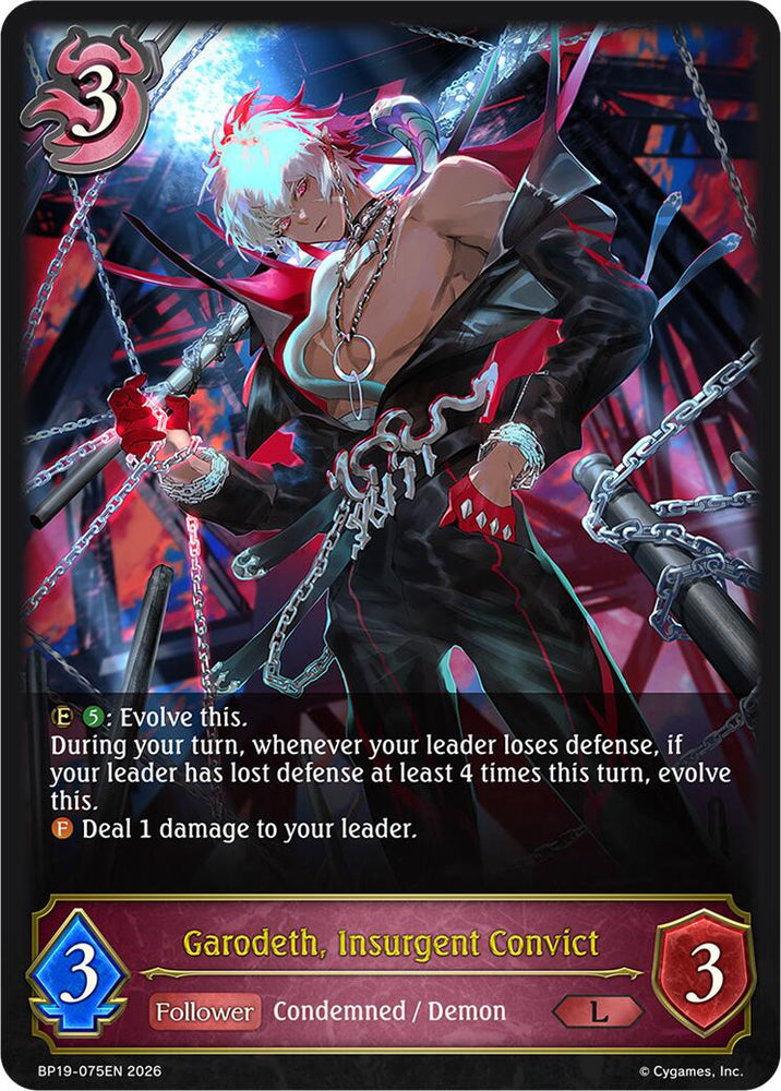 Garodeth, Insurgent Convict (BP19-075EN) [Eightfold Retribution]