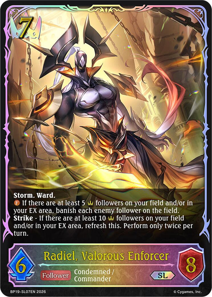 Radiel, Valorous Enforcer (BP19-SL07EN) [Eightfold Retribution]