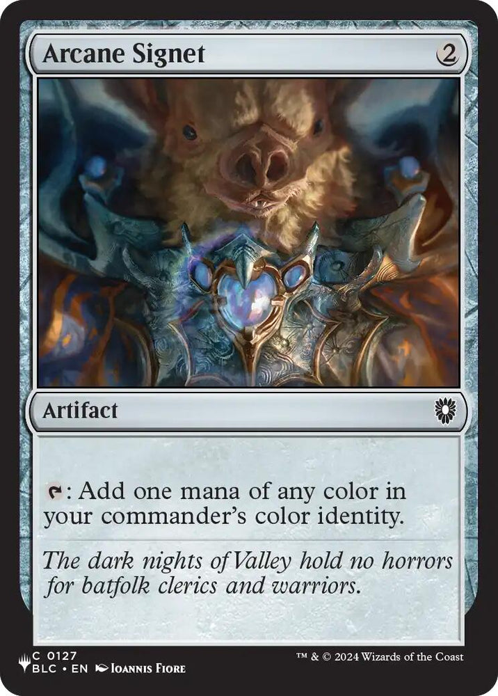 Arcane Signet (BLC) [The List]