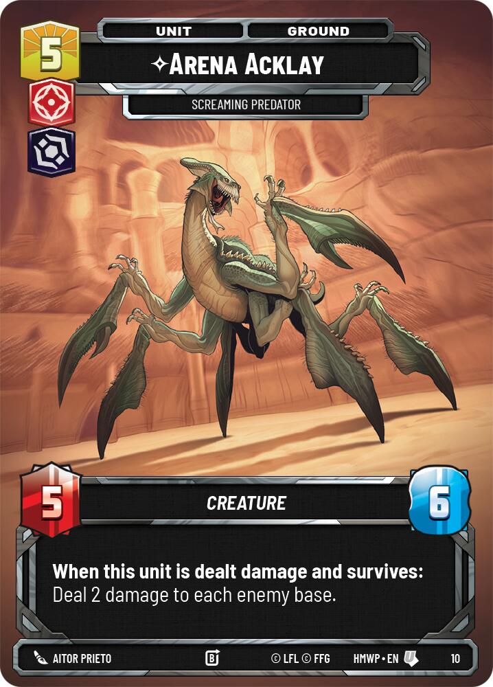 Arena Acklay - Screaming Predator (10) (10) [Homeworlds: Weekly Play]