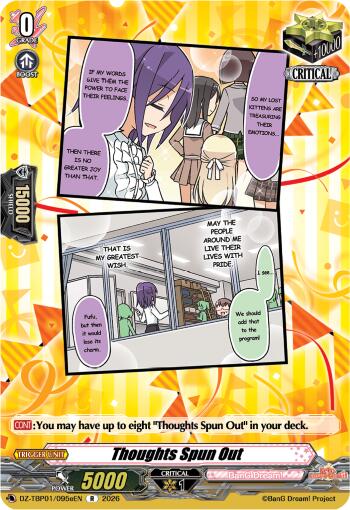 Thoughts Spun Out (E) (DZ-TBP01/095eEN) [BanG Dream! Girls Band Party!]