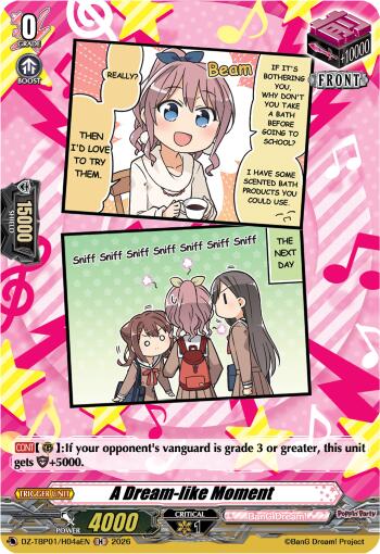 A Dream-like Moment (A) (Holo Rare) (DZ-TBP01/H04aEN) [BanG Dream! Girls Band Party!]