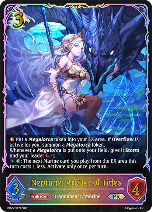 Neptune, Arbiter of Tides (PR-535) (PR-535EN) [Promotional Cards]