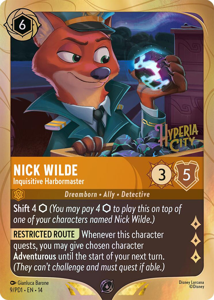Nick Wilde - Inquisitive Harbormaster (9) [Promo Cards]