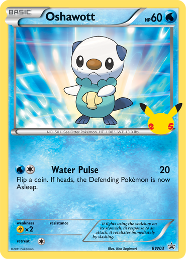 Oshawott (BW03) (Jumbo Card) [First Partner Pack]