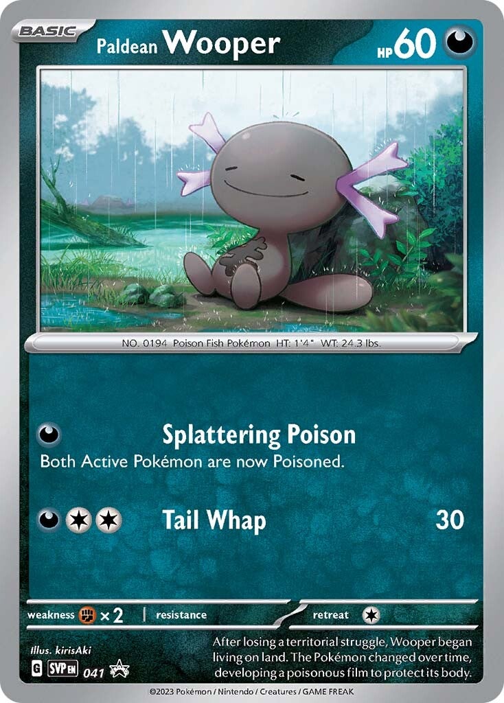 Paldean Wooper (041) [Scarlet & Violet: Black Star Promos]