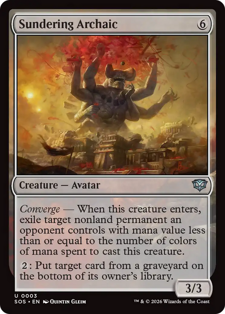 Sundering Archaic [Secrets of Strixhaven]