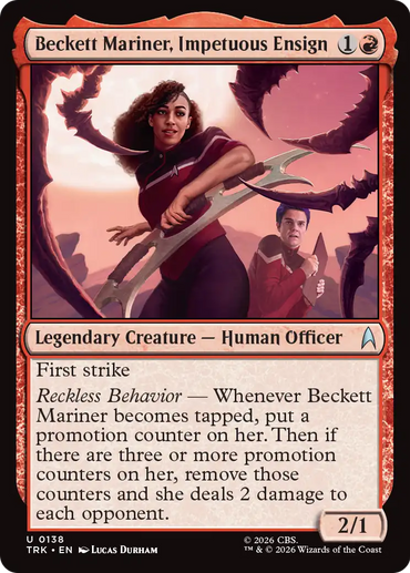 Beckett Mariner, Impetuous Ensign [Star Trek]