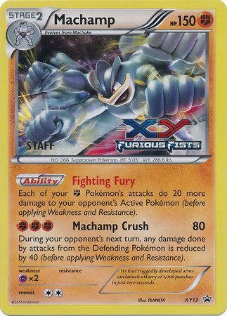 Machamp (XY13) (Staff) [XY: Black Star Promos]