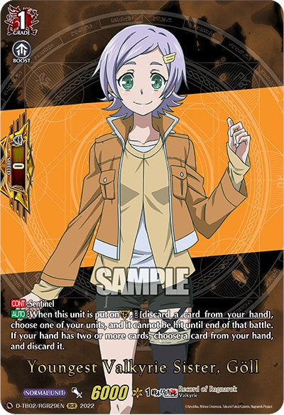 Youngest Valkyrie Sister, Goll (D-TB02/RGR29EN) [Record of Ragnarok]