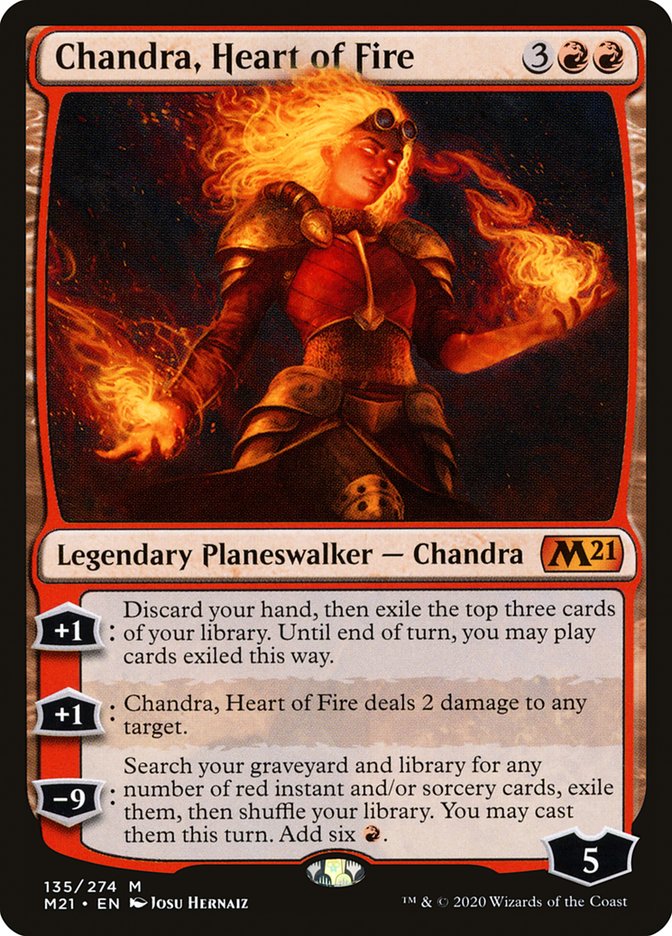 mtg all chandra cards Chandra, Heart of Fire [Core Set 2021] Type:Case: All 4 Collector Decks Kamigawa Neon Dynasty You may play it Magic the Gathering: Streets