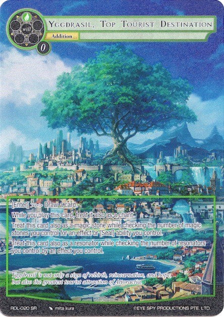 Yggdrasil, Top Tourist Destination (Full Art) (ROL-020) [Rebirth of Legend]