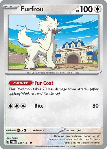 Furfrou (088/131) [Scarlet & Violet: Prismatic Evolutions]