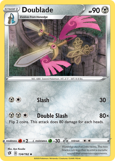 Doublade (134/192) [Sword & Shield: Rebel Clash]