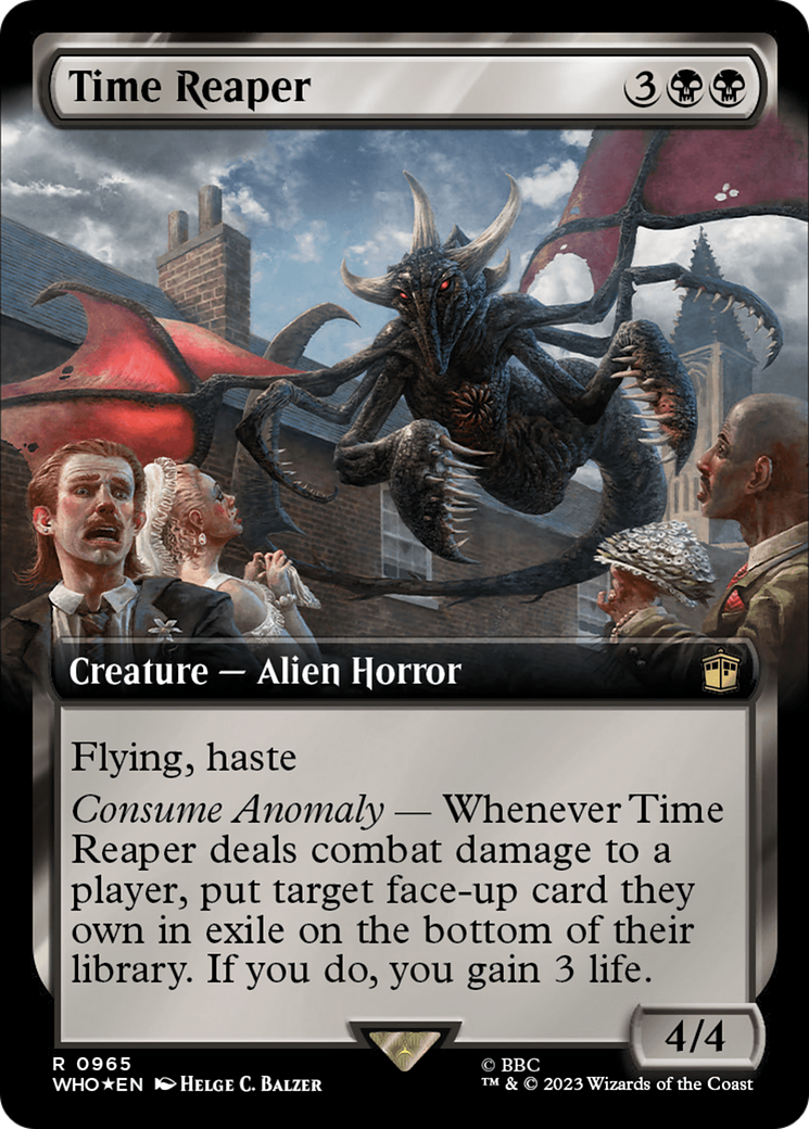 Time Reaper (Extended Art) (Surge Foil) [Doctor Who]