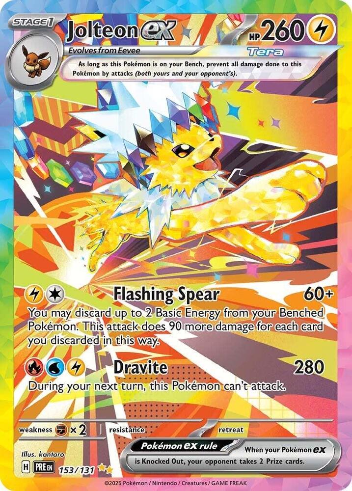 Jolteon ex (153/131) [Scarlet & Violet: Prismatic Evolutions]