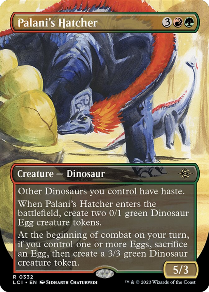 mtg dinosaur cards ixalan Panicked Altisaur [The Lost Caverns of Ixalan] main image 0