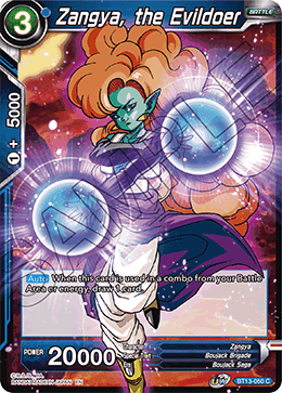 Zangya, the Evildoer (Common) (BT13-050) [Supreme Rivalry]